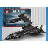 REOBRIX 33041 TIÊM KÍCH TẦM XA BLACKBIRD SR-71 bộ đồ chơi xếp lắp ráp ghép mô hình Military Army SR-71 BLACKBIRD Quân Sự Bộ Đội 1775 khối