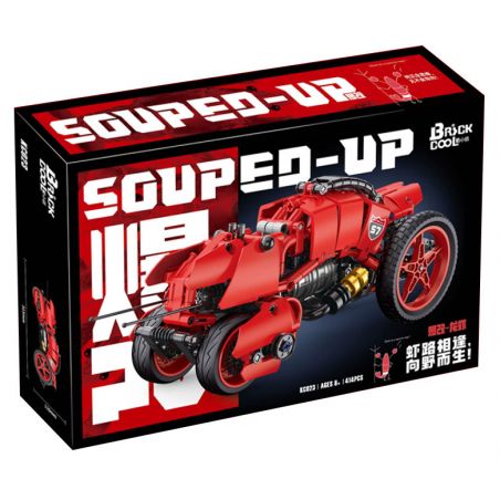 BRICKCOOL KC023 TÔM HÙM BIẾN ĐỔI CHẤT NỔ bộ đồ chơi xếp lắp ráp ghép mô hình Technic SOUPED-UP Kỹ Thuật Công Nghệ Cao Mô Hình Phương Tiện 414 khối