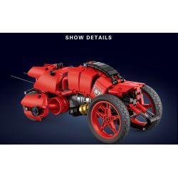 BRICKCOOL KC023 TÔM HÙM BIẾN ĐỔI CHẤT NỔ bộ đồ chơi xếp lắp ráp ghép mô hình Technic SOUPED-UP Kỹ Thuật Công Nghệ Cao Mô Hình Phương Tiện 414 khối