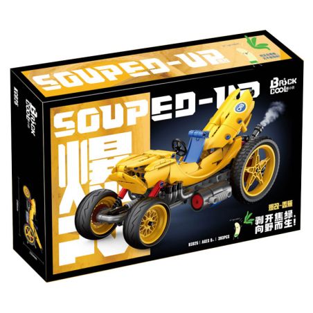 BRICKCOOL KC025 CHUỐI BIẾN TÍNH NỔ bộ đồ chơi xếp lắp ráp ghép mô hình Technic SOUPED-UP Kỹ Thuật Công Nghệ Cao Mô Hình Phương Tiện 393 khối