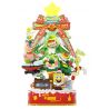 AREA-X AB0065 0065 SPONGEBOB SQUAREPANTS CÂY GIÁNG SINH NGÔI SAO VUI VẺ bộ đồ chơi xếp lắp ráp ghép mô hình Creator Sáng Tạo