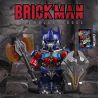 BRICKMAN BM001 MÔ HÌNH NHỎ OPTIMUS PRIME bộ đồ chơi xếp lắp ráp ghép mô hình Collectable Minifigures Búp Bê Sưu Tầm