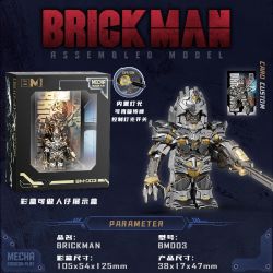 BRICKMAN BM003 NHÂN VẬT NHỎ MEGATRON bộ đồ chơi xếp lắp ráp ghép mô hình Collectable Minifigures Búp Bê Sưu Tầm
