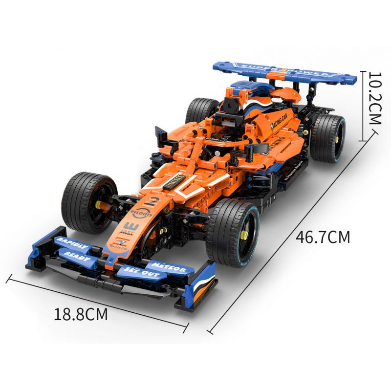 KAIYU KEEYEE WORLD K96137 96137 XE ĐUA MCLAREN F1 tỷ lệ 1:12 bộ đồ chơi xếp lắp ráp ghép mô hình 1050 khối