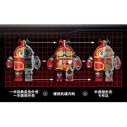 FEMIBOX S48001 48001 KHO BÁU NHỎ BỌC SẮT KABUDA bộ đồ chơi xếp lắp ráp ghép mô hình Movie & Game B-ROBO 001 KABUTACK Phim Và Trò Chơi