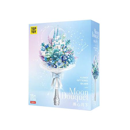 TOP TOY TC1125 1125 QUÀ TẶNG HOA VĨNH CỬU LÃNG MẠN CẦM DƯỚI TRĂNG bộ đồ chơi xếp lắp ráp ghép mô hình Arts & Crafts 800 khối
