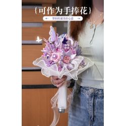 TOP TOY TC1126 1126 BÓ HOA LÃNG MẠN VÀ VĨNH CỬU NẮM GIỮ TRÁI TIM CÂY ĐÀN PIANO HUYỀN BÍ bộ đồ chơi xếp lắp ráp ghép mô hình Arts & Crafts 800 khối