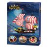 ZHEGAO 653007 TÀU CƯỚP BIỂN RÂU ĐEN bộ đồ chơi xếp lắp ráp ghép mô hình Pirates Of The Caribbean BLACKBEARD PIRATESHIP Cướp Biển Vùng Caribe 1036 khối