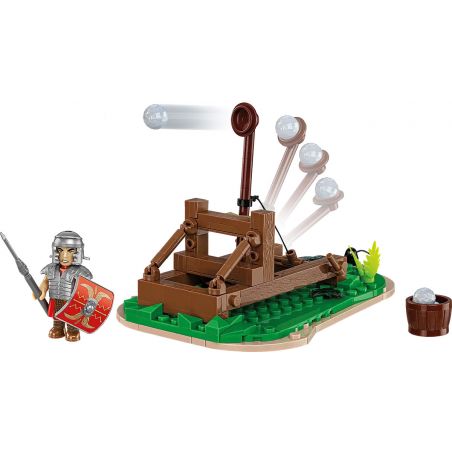 COBI 20068 MÁY PHÓNG LA MÃ CỔ ĐẠI bộ đồ chơi xếp lắp ráp ghép mô hình Historical ROMAN ONAGER 173 khối