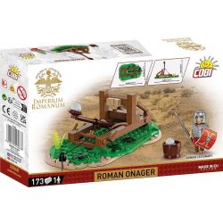 COBI 20068 MÁY PHÓNG LA MÃ CỔ ĐẠI bộ đồ chơi xếp lắp ráp ghép mô hình Historical ROMAN ONAGER 173 khối
