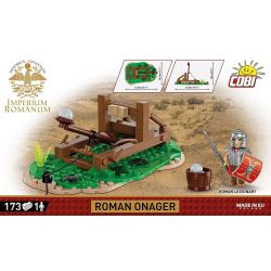 COBI 20068 MÁY PHÓNG LA MÃ CỔ ĐẠI bộ đồ chơi xếp lắp ráp ghép mô hình Historical ROMAN ONAGER 173 khối