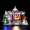 LUMIBRICKS FUNWHOLE F9055 9055 QUẦY BÁO GIÁNG SINH bộ đồ chơi xếp lắp ráp ghép mô hình Creator CHRISTMAS NEWSSTAND Sáng Tạo 718 khối