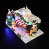 LUMIBRICKS FUNWHOLE F9055 9055 QUẦY BÁO GIÁNG SINH bộ đồ chơi xếp lắp ráp ghép mô hình Creator CHRISTMAS NEWSSTAND Sáng Tạo 718 khối