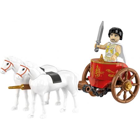 COBI 20069 CỖ XE LA MÃ bộ đồ chơi xếp lắp ráp ghép mô hình Historical ROMAN CHARIOT 93 khối