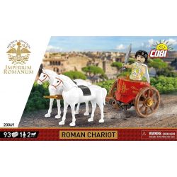 COBI 20069 CỖ XE LA MÃ bộ đồ chơi xếp lắp ráp ghép mô hình Historical ROMAN CHARIOT 93 khối