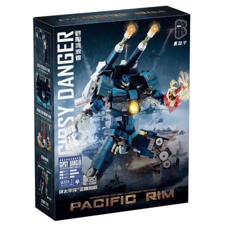K-BOX 10315 PACIFIC RIM KẺ LANG THANG NGUY HIỂM MEDIUM bộ đồ chơi xếp lắp ráp ghép mô hình Movie & Game Phim Và Trò Chơi 1643 khối