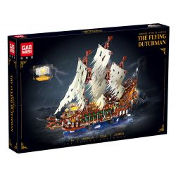 GAOMISI T2141 2141 TÀU CƯỚP BIỂN NGƯỜI HÀ LAN BAY bộ đồ chơi xếp lắp ráp ghép mô hình Pirates Of The Caribbean THE FLYING DUTCHMAN Cướp Biển Vùng Caribe 2159 khối