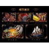 GAOMISI T2141 2141 TÀU CƯỚP BIỂN NGƯỜI HÀ LAN BAY bộ đồ chơi xếp lắp ráp ghép mô hình Pirates Of The Caribbean THE FLYING DUTCHMAN Cướp Biển Vùng Caribe 2159 khối