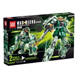 GAOMISI T3138 3138 BIẾN HÌNH MECHA CHIẾN TRANH bộ đồ chơi xếp lắp ráp ghép mô hình WAR MECHA 566 khối