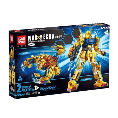 GAOMISI T3139 3139 BIẾN HÌNH MECHA CHIẾN TRANH bộ đồ chơi xếp lắp ráp ghép mô hình WAR MECHA 511 khối