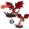 MorkModel 033022 Mork Model 033022 RỒNG LỬA bộ đồ chơi xếp lắp ráp ghép mô hình FIRE DRAGON 1737 khối