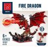 MorkModel 033022 Mork Model 033022 RỒNG LỬA bộ đồ chơi xếp lắp ráp ghép mô hình FIRE DRAGON 1737 khối
