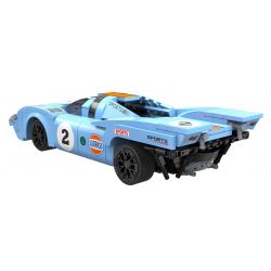 CADA DOUBLEE C51076 51076 BÃO XANH VÀ CAM 1:20 (PORSCHE 917K) tỷ lệ 1:20 bộ đồ chơi xếp lắp ráp ghép mô hình Speed Champions Racing Cars AZURE STORM Đua Xe Công Thức 266 khối