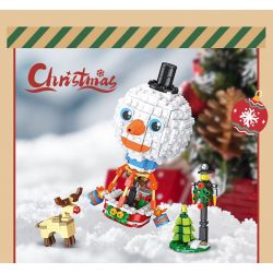 JIESTAR 59144 KHINH KHÍ CẦU NGƯỜI TUYẾT bộ đồ chơi xếp lắp ráp ghép mô hình Creator Sáng Tạo 312 khối