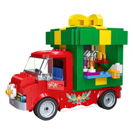 JIESTAR 59146 GIỎ QUÀ GIÁNG SINH bộ đồ chơi xếp lắp ráp ghép mô hình Creator Sáng Tạo 315 khối