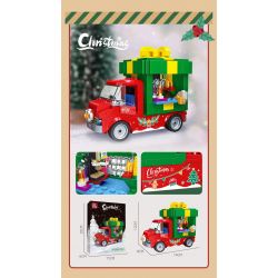 JIESTAR 59146 GIỎ QUÀ GIÁNG SINH bộ đồ chơi xếp lắp ráp ghép mô hình Creator Sáng Tạo 315 khối