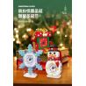 JIESTAR JJ9189 9189 ĐỒNG HỒ NGƯỜI TUYẾT bộ đồ chơi xếp lắp ráp ghép mô hình Creator SNOWMAN CLOCK Sáng Tạo 343 khối