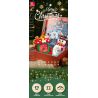 JIESTAR JJ9190 9190 ĐỒNG HỒ BÔNG TUYẾT bộ đồ chơi xếp lắp ráp ghép mô hình Creator SNOW CLOCK Sáng Tạo 392 khối