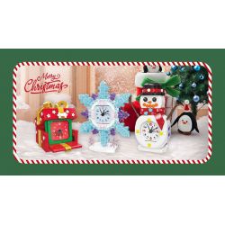 JIESTAR JJ9190 9190 ĐỒNG HỒ BÔNG TUYẾT bộ đồ chơi xếp lắp ráp ghép mô hình Creator SNOW CLOCK Sáng Tạo 392 khối