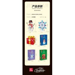 JIESTAR JJ9191 9191 ĐỒNG HỒ QUÀ TẶNG bộ đồ chơi xếp lắp ráp ghép mô hình Creator GIFT BOX CLOCK Sáng Tạo 403 khối