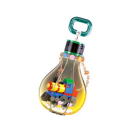 JIESTAR JJ9116 9116 BÓNG ĐÈN GIÁNG SINH CHUYẾN TÀU bộ đồ chơi xếp lắp ráp ghép mô hình Creator CHRISTMAS LIGHT CHRISTMAS TRAIN Sáng Tạo 113 khối