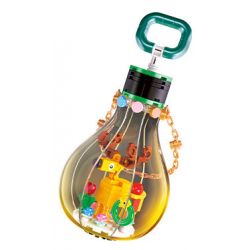 JIESTAR JJ9117 9117 BÓNG ĐÈN GIÁNG SINH NAI SỪNG TẤM bộ đồ chơi xếp lắp ráp ghép mô hình Creator CHRISTMAS LIGHT CHRISTMAS ELK Sáng Tạo 106 khối