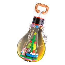 JIESTAR JJ9120 9120 BÓNG ĐÈN GIÁNG SINH CÂY THÔNG NOEL bộ đồ chơi xếp lắp ráp ghép mô hình Creator CHRISTMAS LIGHT CHRISTMAS TREES Sáng Tạo 122 khối