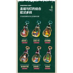 JIESTAR JJ9120 9120 BÓNG ĐÈN GIÁNG SINH CÂY THÔNG NOEL bộ đồ chơi xếp lắp ráp ghép mô hình Creator CHRISTMAS LIGHT CHRISTMAS TREES Sáng Tạo 122 khối