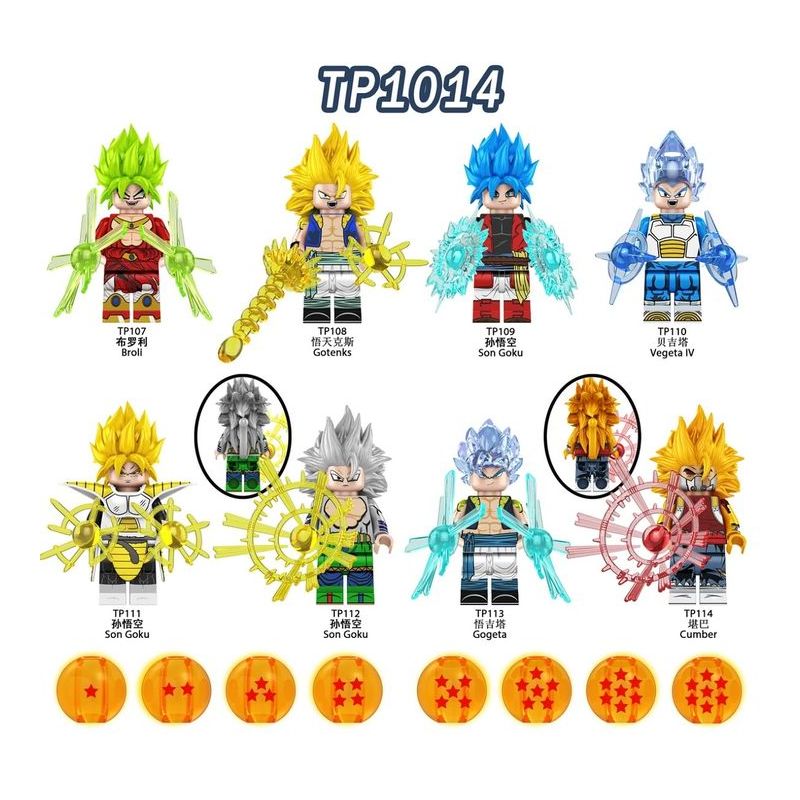 TP 1014 107 108 109 110 111 112 113 114 DRAGON BALL NHÂN VẬT NHỎ 8 LOẠI bộ đồ chơi xếp lắp ráp ghép mô hình Movie & Game Phim Và Trò Chơi