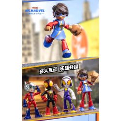 BLOKEES 74820 SPIDER-MAN FRIENDS PHIÊN BẢN TUYỆT VỜI PHẦN 3 MILES bộ đồ chơi xếp lắp ráp ghép mô hình Super Heroes Siêu Nhân Anh Hùng