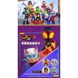 BLOKEES 74820 SPIDER-MAN FRIENDS PHIÊN BẢN TUYỆT VỜI PHẦN 3 MILES bộ đồ chơi xếp lắp ráp ghép mô hình Super Heroes Siêu Nhân Anh Hùng