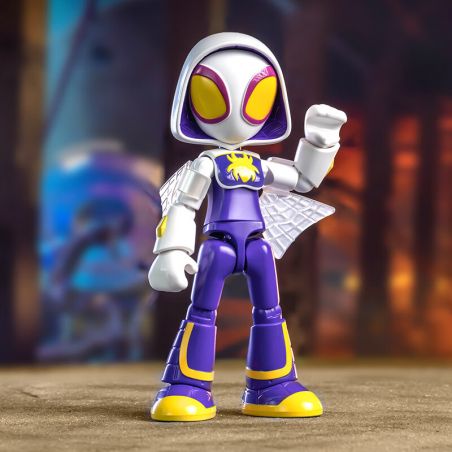 BLOKEES 74821 SPIDER-MAN FRIENDS MAGIC EDITION PHẦN 3 GHOST GWEN bộ đồ chơi xếp lắp ráp ghép mô hình Super Heroes Siêu Nhân Anh Hùng