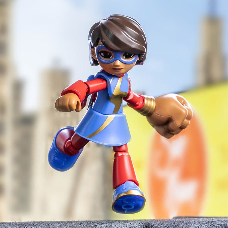 BLOKEES 74823 SPIDER-MAN'S SIDEKICK MAGIC EDITION PHẦN 3 MARVEL GIRL KAMALA bộ đồ chơi xếp lắp ráp ghép mô hình Super Heroes Siêu Nhân Anh Hùng