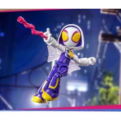 BLOKEES 74823 SPIDER-MAN'S SIDEKICK MAGIC EDITION PHẦN 3 MARVEL GIRL KAMALA bộ đồ chơi xếp lắp ráp ghép mô hình Super Heroes Siêu Nhân Anh Hùng