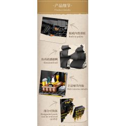 FORANGE FC6010 6010 TÀU CƯỚP BIỂN NGỌC TRAI ĐEN bộ đồ chơi xếp lắp ráp ghép mô hình Pirates Of The Caribbean BLACK PEAEL Cướp Biển Vùng Caribe 2076 khối