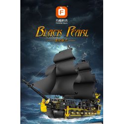 FORANGE FC6010 6010 TÀU CƯỚP BIỂN NGỌC TRAI ĐEN bộ đồ chơi xếp lắp ráp ghép mô hình Pirates Of The Caribbean BLACK PEAEL Cướp Biển Vùng Caribe 2076 khối