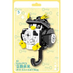 Bozhi 81143 MÓC TREO CHÌA KHÓA THÚ VỊ 6 CƯNG DỄ THƯƠNG HEDGEHOG BERRY CAPIBARA HAMSTER TUANTUAN WHITE BEAR NUOMI PENGUIN DUDE CORGI BEAN BAG bộ đồ chơi xếp lắp ráp ghép mô hình Gear FUN KEY HANGING Đồ Lắp Ghép 729 khối