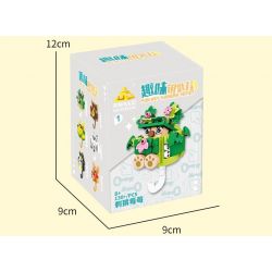Bozhi 81143 MÓC TREO CHÌA KHÓA THÚ VỊ 6 CƯNG DỄ THƯƠNG HEDGEHOG BERRY CAPIBARA HAMSTER TUANTUAN WHITE BEAR NUOMI PENGUIN DUDE CORGI BEAN BAG bộ đồ chơi xếp lắp ráp ghép mô hình Gear FUN KEY HANGING Đồ Lắp Ghép 729 khối