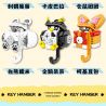 Bozhi 81143 MÓC TREO CHÌA KHÓA THÚ VỊ 6 CƯNG DỄ THƯƠNG HEDGEHOG BERRY CAPIBARA HAMSTER TUANTUAN WHITE BEAR NUOMI PENGUIN DUDE CORGI BEAN BAG bộ đồ chơi xếp lắp ráp ghép mô hình Gear FUN KEY HANGING Đồ Lắp Ghép 729 khối
