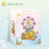 Bozhi 81138 HỘP NHẠC THIÊN ĐƯỜNG ĐẦY MÀU SẮC bộ đồ chơi xếp lắp ráp ghép mô hình FLOWER FERRIS WHEEL MUSIC BOX 364 khối